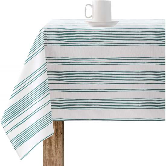 Mantel resinado antimanchas 220-6. Mantel confeccionado con tecnología antimanchas