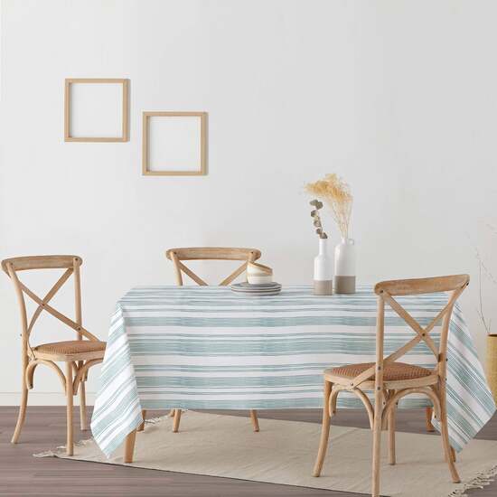 mantiene una flexibilidad que evita que se vuelva completamente rígido. Este mantel es 100% algodón orgánico