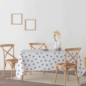 mantiene una flexibilidad que evita que se vuelva completamente rígido. Este mantel es 100% algodón orgánico