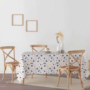 mantiene una flexibilidad que evita que se vuelva completamente rígido. Este mantel es 100% algodón orgánico