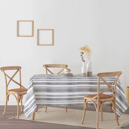 mantiene una flexibilidad que evita que se vuelva completamente rígido. Este mantel es 100% algodón orgánico