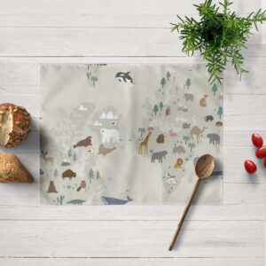 Pack 2 unidades mantel individual Maui. Pack de 2 manteles individuales con tecnología antimanchas