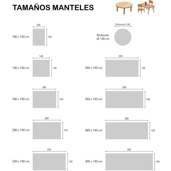 MANTEL HULE GENIL AZUL 200X140 CM - Imagen 4