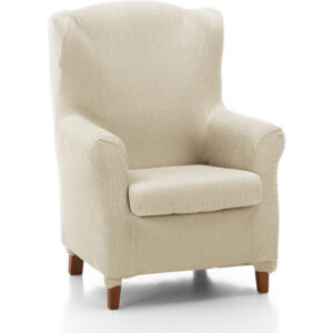 FUNDA SILLÓN OREJERO DÚPLEX TÚNEZ MARFIL