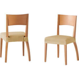 FUNDA SILLA ASIENTO TÚNEZ PACK 2 BEIGE