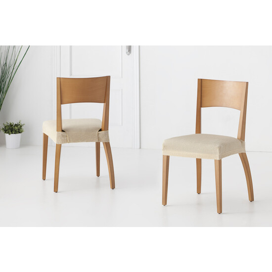 FUNDA SILLA ASIENTO TÚNEZ PACK 6 ANTRACITA - Imagen 2