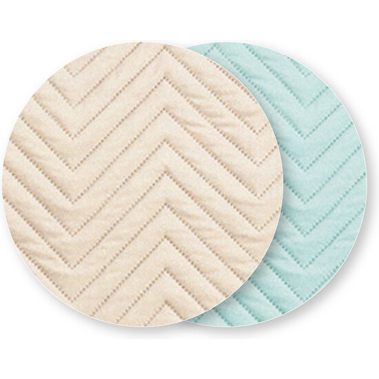 CUBRE SOFÁ MILANO 1 PLAZA AGUAMARINA/BEIGE - Imagen 3