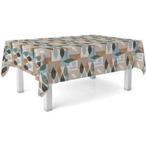 MANTEL HULE JALÓN MARRÓN 250X140 CM