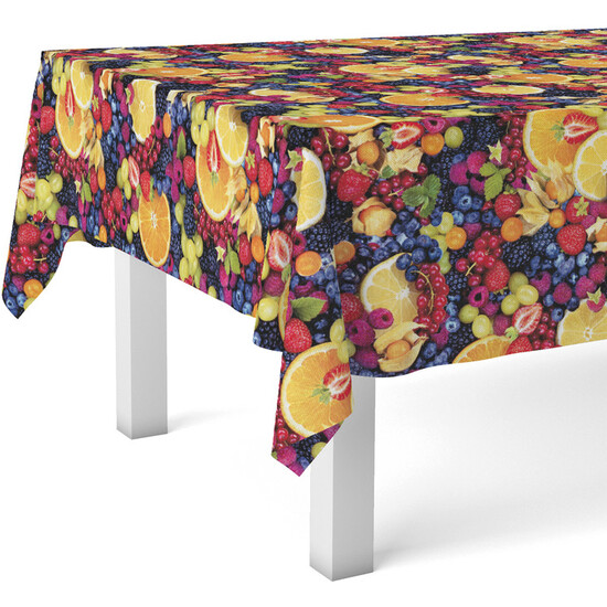 MANTEL HULE FRUITS ÚNICO 220X140 CM - Imagen 2