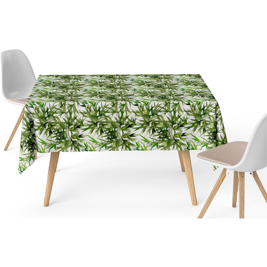 MANTEL RESINADO CASERTA VERDE 260X140 CM - Imagen 2