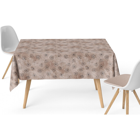 MANTEL RESINADO LEON MARRÓN 240X140 CM - Imagen 2