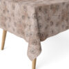 MANTEL RESINADO LEON MARRÓN 300X140 CM