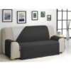 CUBRE SOFÁ DIAMOND 3 PLAZAS GRIS/NEGRO