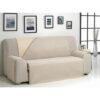 CUBRE SOFÁ DIAMOND 3 PLAZAS XL BEIGE/CUERO