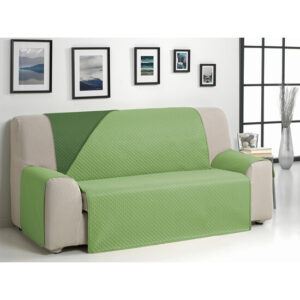 CUBRE SOFÁ DIAMOND 4 PLAZAS VERDE/BOTELLA