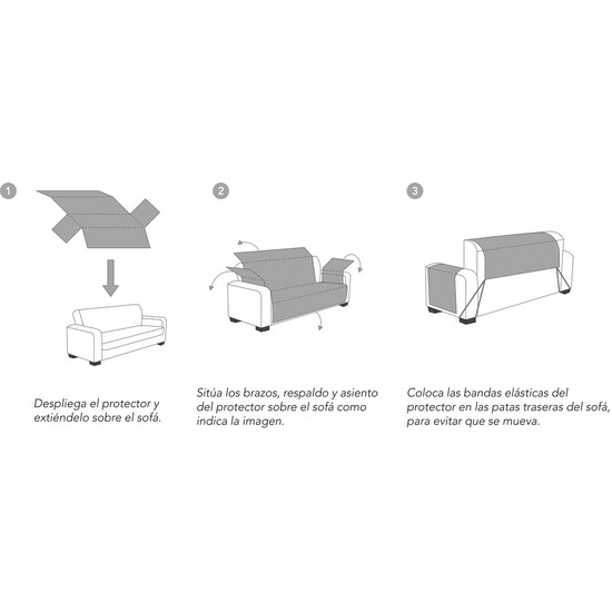 CUBRE SOFÁ DIAMOND 4 PLAZAS XL BERENJENA/SALMÓN - Imagen 5