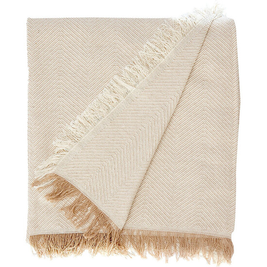 FOULARD MULTIUSOS ESPIGA 130X180 CM BEIGE - Imagen 4