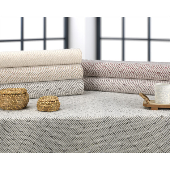 FOULARD MULTIUSOS MORAIRA 230X260 CM BEIGE - Imagen 2