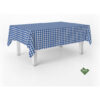 MANTEL TEFLONADO CONFECCIONADO VICHY ROYAL 300X140 CM