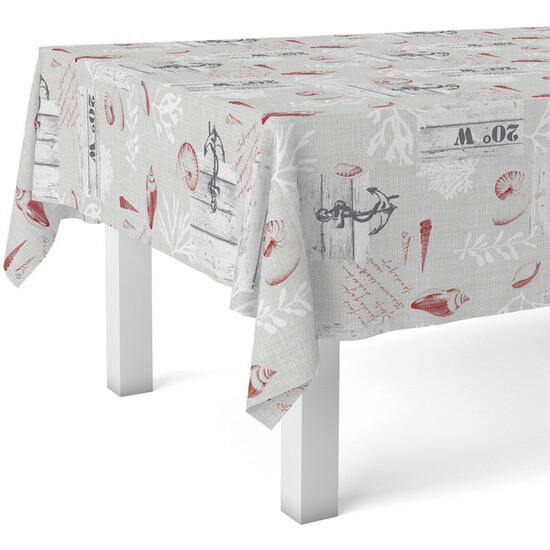 MANTEL HULE NARCEA 250X140 ROJO - Imagen 2