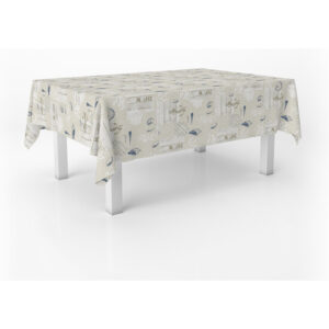 MANTEL HULE NARCEA 140 REDONDO ROJO