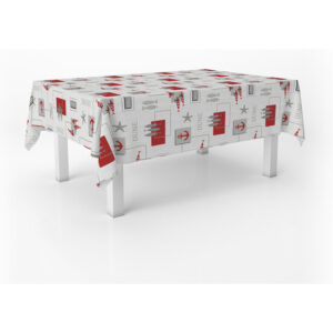 MANTEL HULE SEA ROJO 260X140 CM