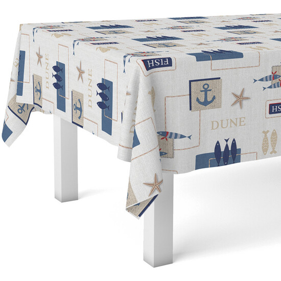 MANTEL HULE SEA AZUL 240X140 CM - Imagen 2