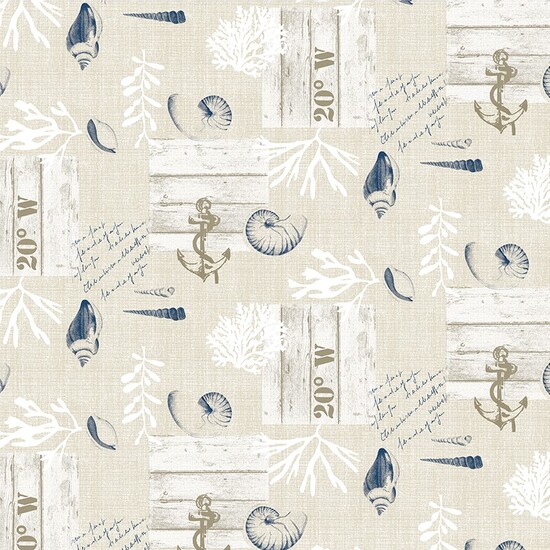 MANTEL HULE NARCEA AZUL 140X140 CM - Imagen 3