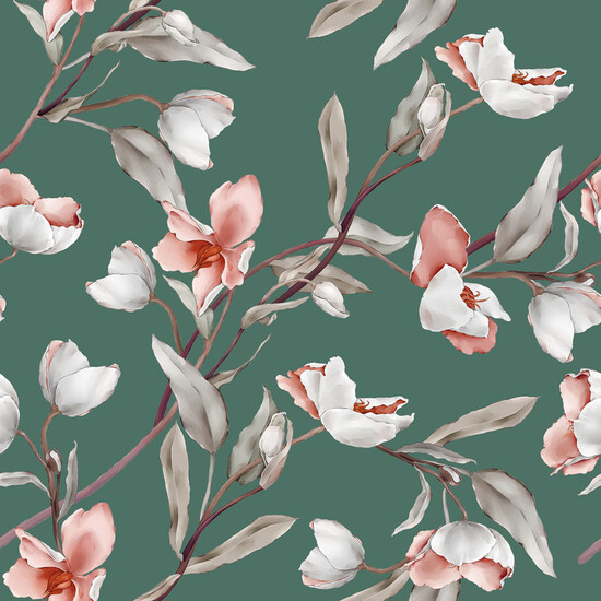 MANTEL RESINADO OLGA VERDE 260X140 CM - Imagen 3