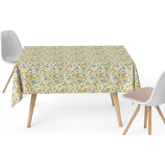 MANTEL RESINADO OLENA MARRÓN 180X140 CM - Imagen 2