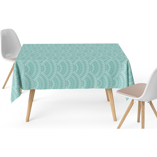 MANTEL RESINADO CIES VERDE 250X140 CM - Imagen 2