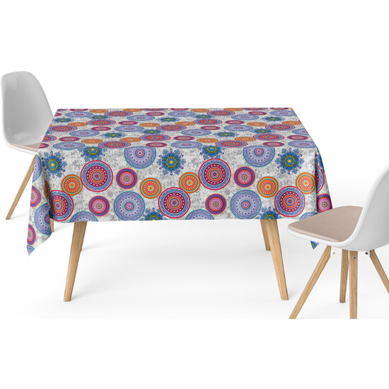 MANTEL RESINADO MIKONOS LILA 240X140 CM - Imagen 2