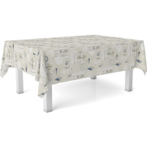 MANTEL HULE NARCEA AZUL 240X140 CM