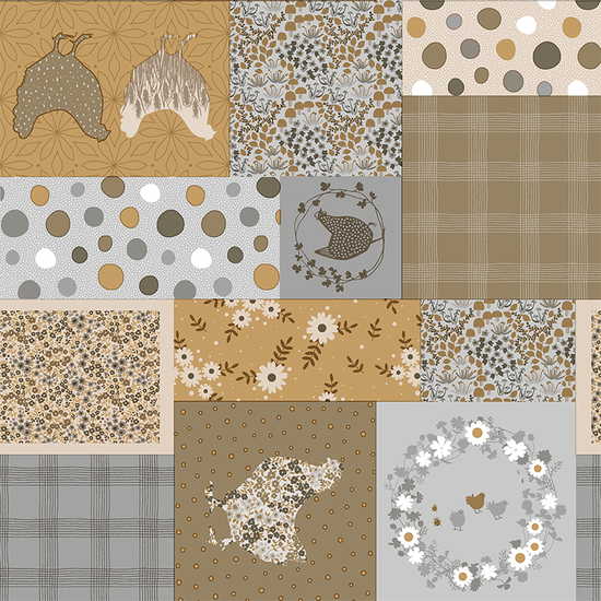 MANTEL HULE PATCH BEIGE 180X140 CM - Imagen 3