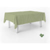 MANTEL TEFLONADO CONFECCIONADO PETIT VICHY PISTACHO 260X140 CM