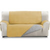 CUBRE SOFÁ MILANO 4 PLAZAS BEIGE/MARRÓN