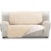 CUBRE SOFÁ MILANO 4 PLAZAS BEIGE/LINO