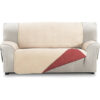 CUBRE SOFÁ MILANO 4 PLAZAS XL BEIGE/ROJO