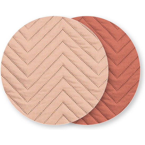 CUBRE SOFÁ MILANO 4 PLAZAS XL TEJA/CORAL - Imagen 3