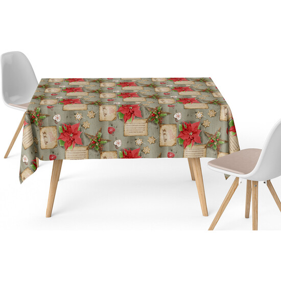 MANTEL RESINADO NADAL ÚNICO 260X140 CM - Imagen 2