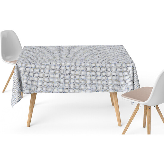 MANTEL RESINADO MAUI GRIS 240X140 CM - Imagen 2