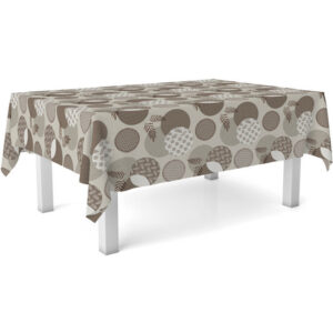 MANTEL HULE LENS 100X140 MARRÓN