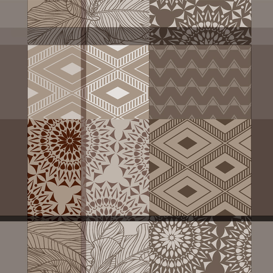 MANTEL HULE POMPE 250X140 MARRÓN - Imagen 3