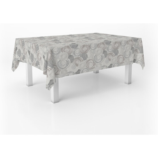 MANTEL HULE CIRCLE GRIS 200X140 CM