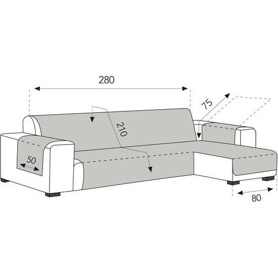 MANTEL HULE CIRCLE GRIS 200X140 CM - Imagen 4