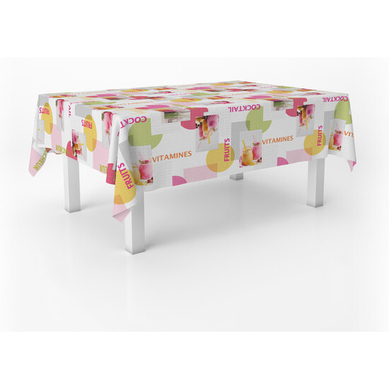 MANTEL HULE COCKTAIL ÚNICO 200X140 CM