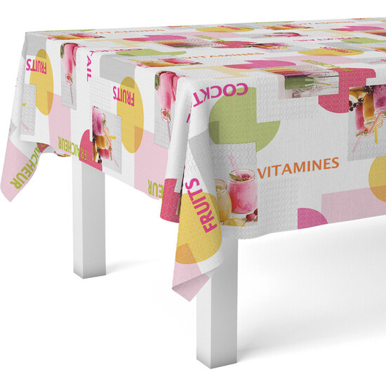 MANTEL HULE COCKTAIL ÚNICO 200X140 CM - Imagen 2