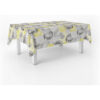 MANTEL HULE CIRCLE AMARILLO 300X140 CM