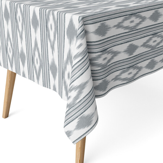 MANTEL RESINADO ISLAS GRIS 140X140 CM
