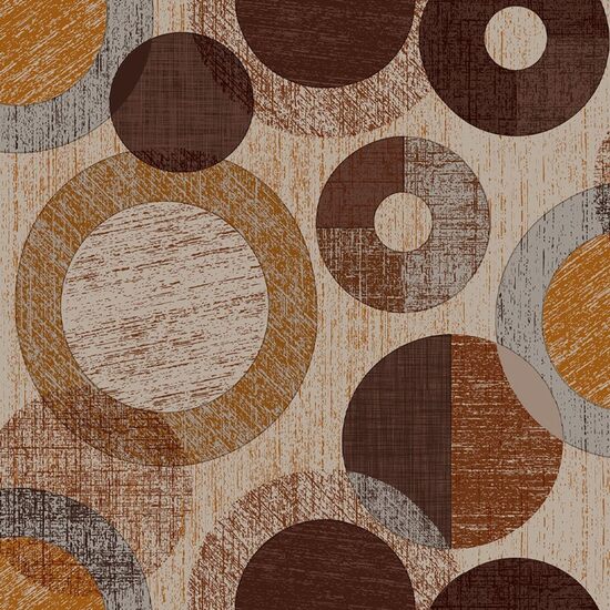 MANTEL HULE TAMBRE MARRÓN 250X140 CM - Imagen 3